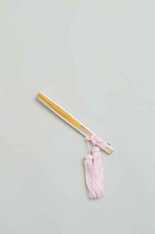 小物　新婦用扇子【ピンク】