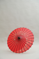 小物　スタジオ用番傘【模様あり赤】