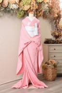 掛下　ピンク　鹿の子