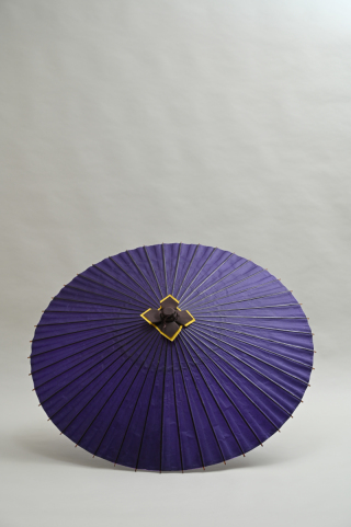 小物　ロケ用番傘【青】