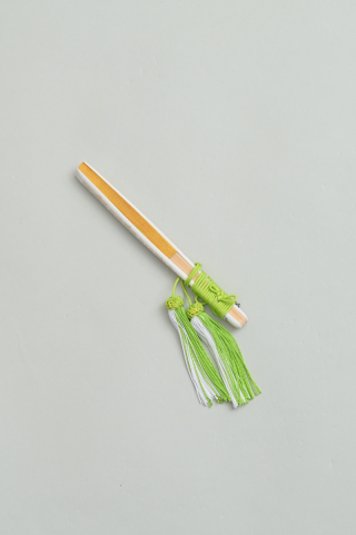 小物　新婦用扇子【緑】