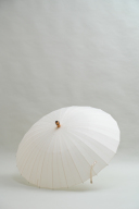 小物　番傘風雨傘【白】