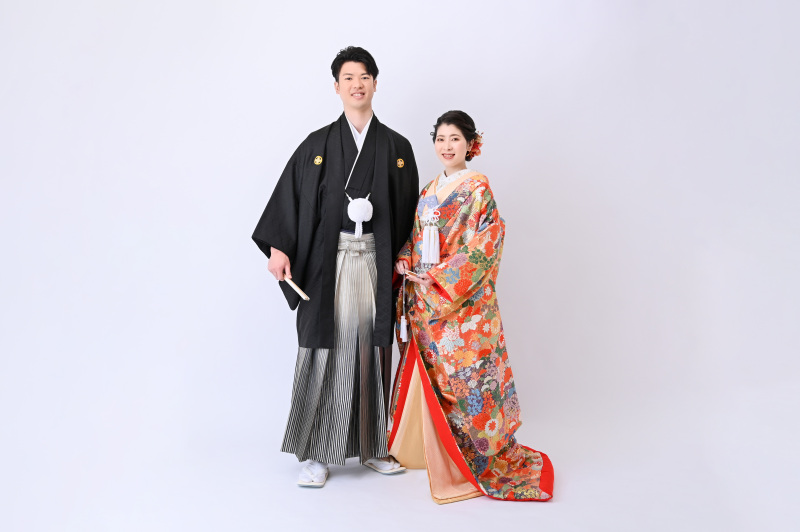 全身を入れて、基本ポーズ。