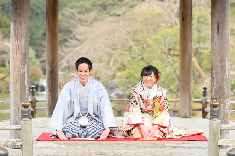 ３月の成田山公園