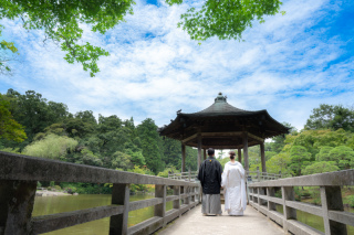 夏の成田山公園