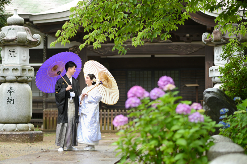 6月の少し雨の降る日。