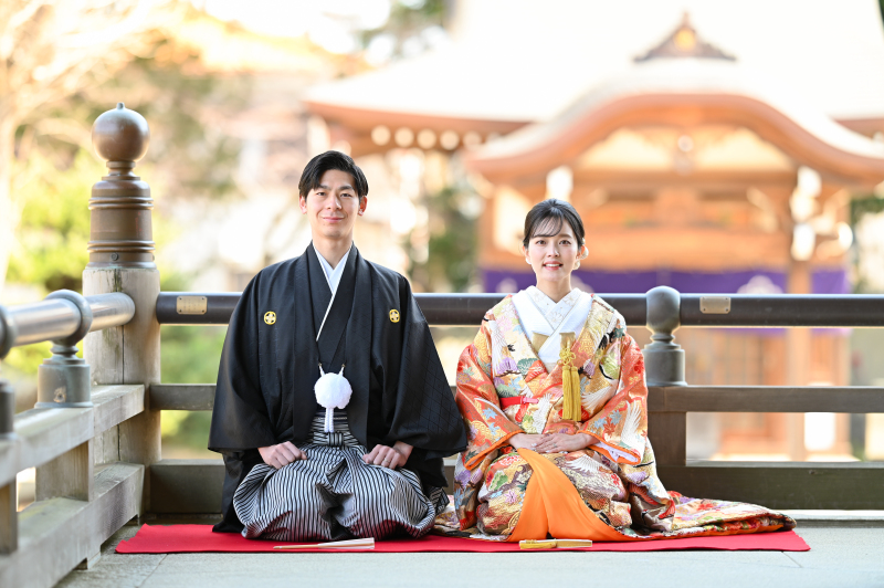 和装といえば正座ショット！
