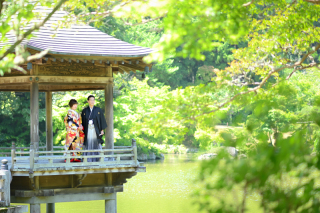６月の成田山公園