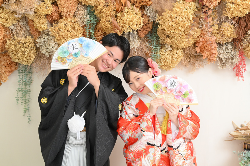 撮影小物の扇子プロップスを使って可愛く(^^♪