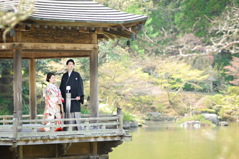 成田山公園にて