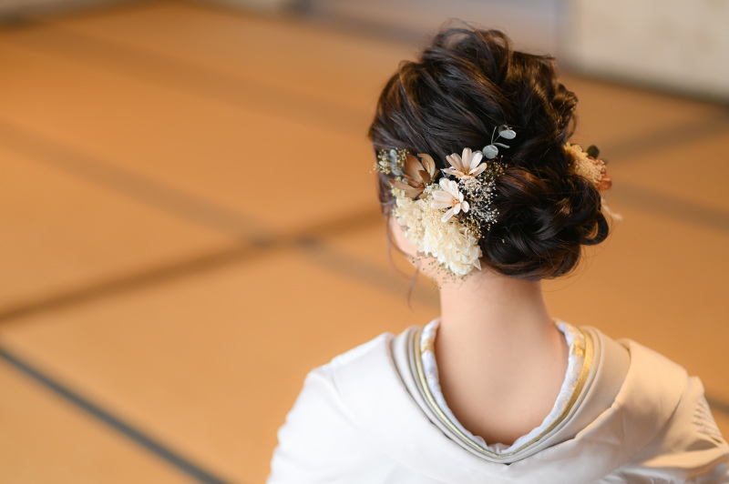 ヘアスタイルも撮影♪