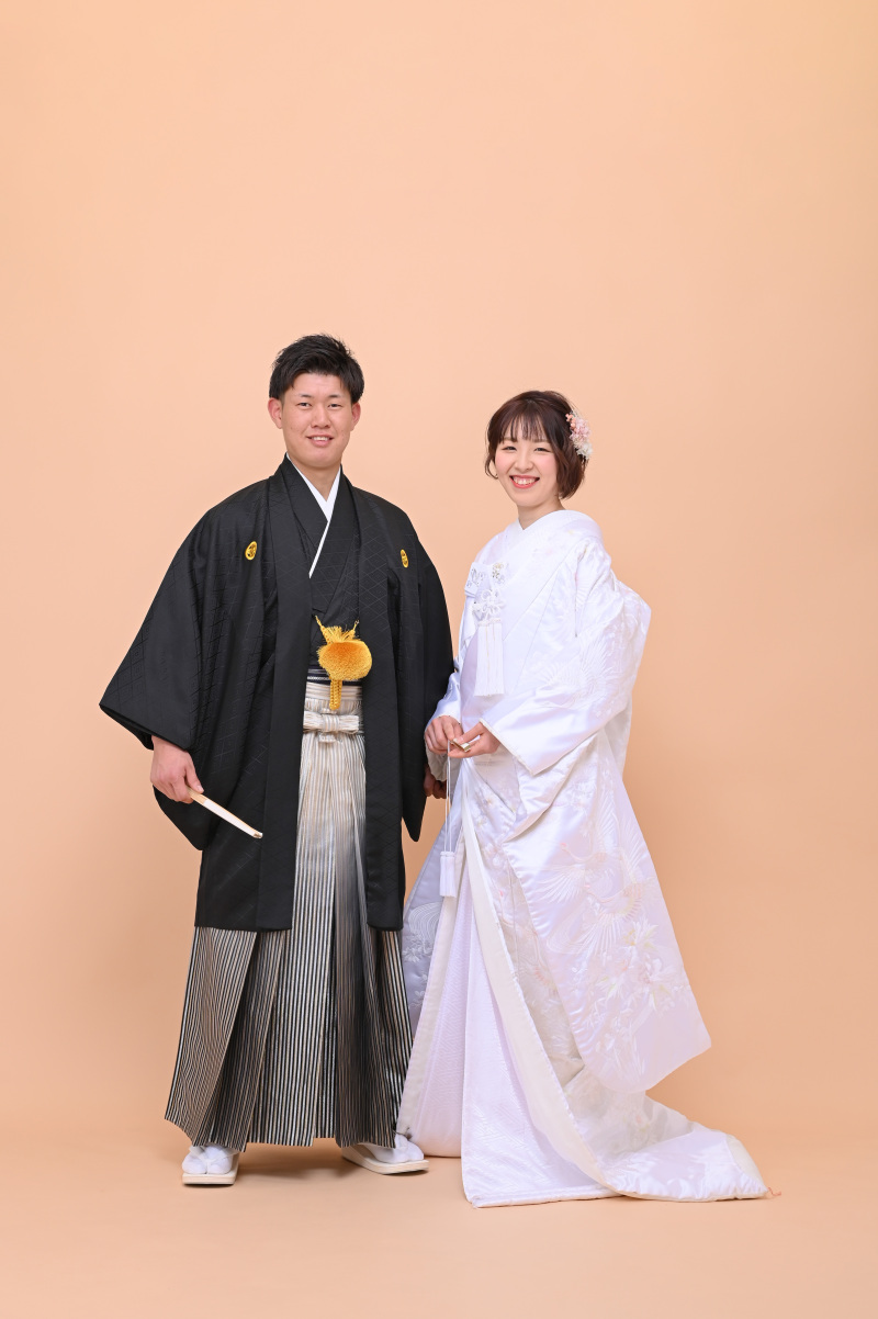 昔ながらのポーズで