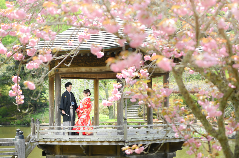 ４月の成田山公園