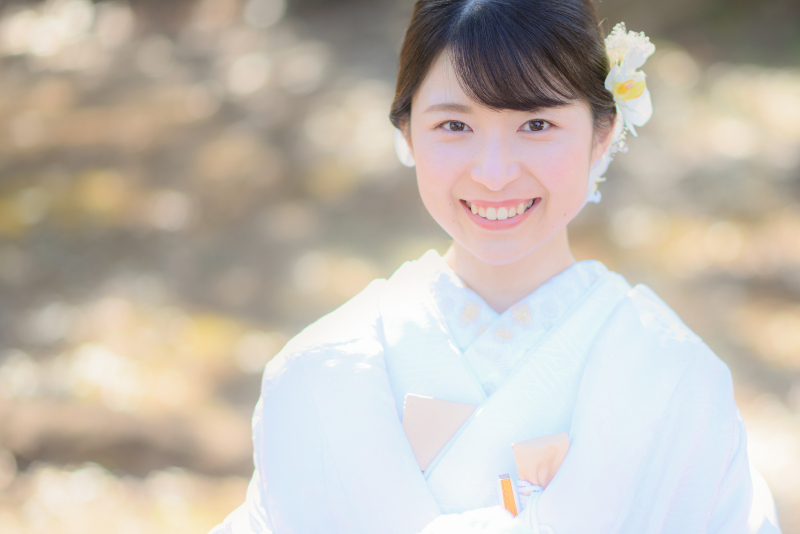 ブーケでソロショット♡