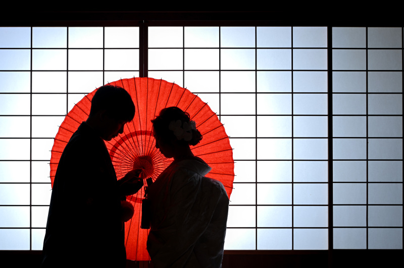 和室シルエット