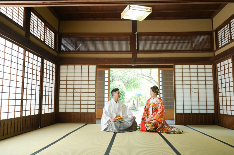 和室にて