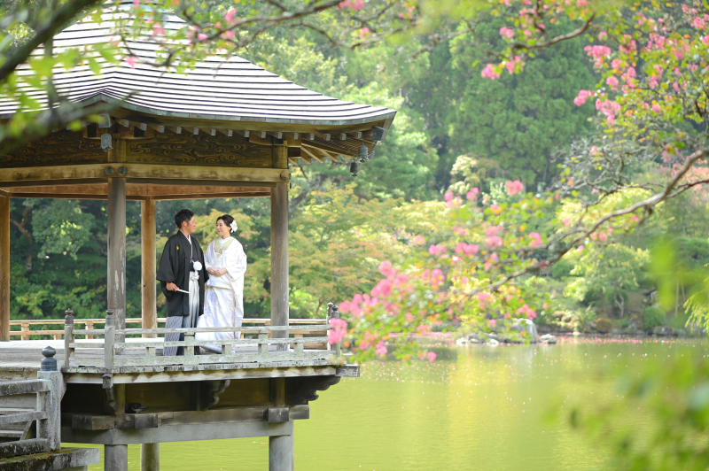 Atelier lotus_庭園で撮影できる