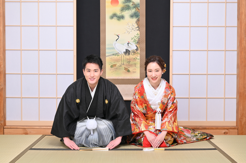 掛け軸セットで和装らしく!