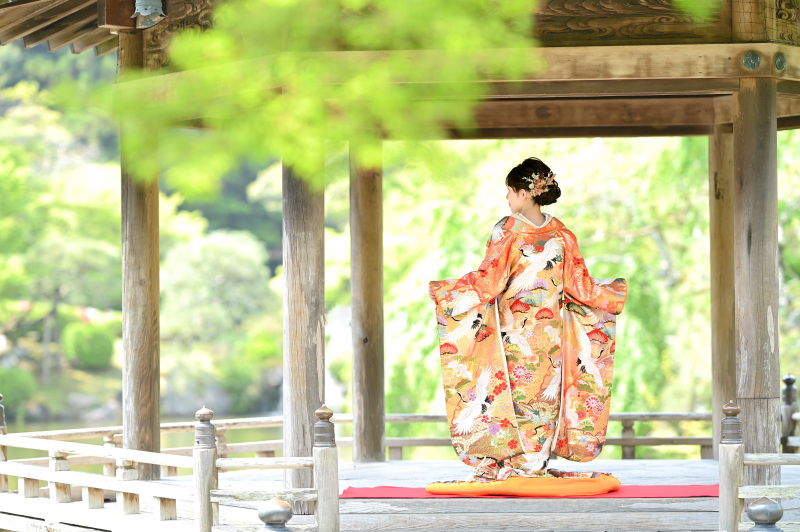 浮御堂で素敵なバックショット♡