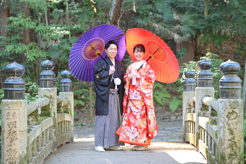 1月撮影｜お得なロケ撮影！和装2着｜成田山公園＋スタジオ・全データ付き・衣裳選び放題！深緑の美しいシーズン！