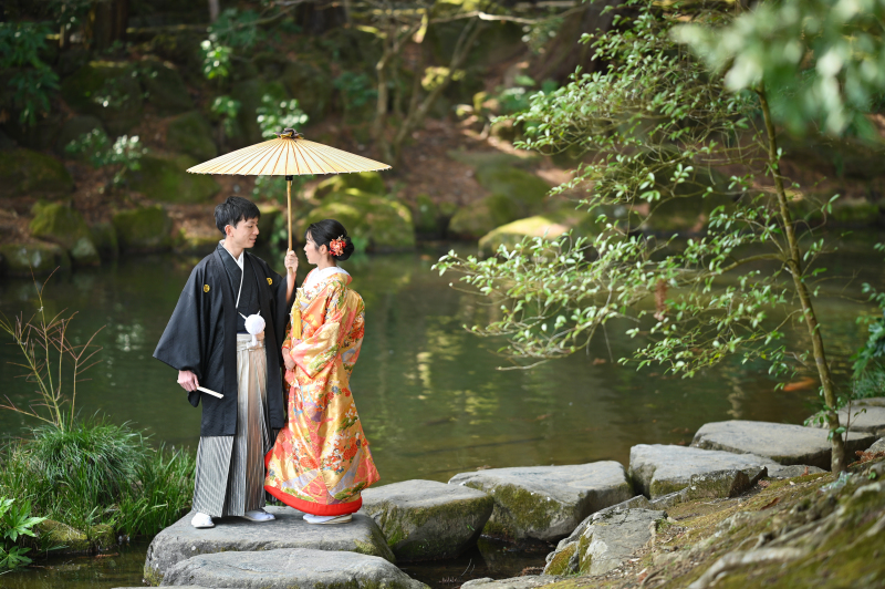 1月撮影｜お得なロケ撮影！和装2着｜成田山公園＋スタジオ・全データ付き・衣裳選び放題！深緑の美しいシーズン！