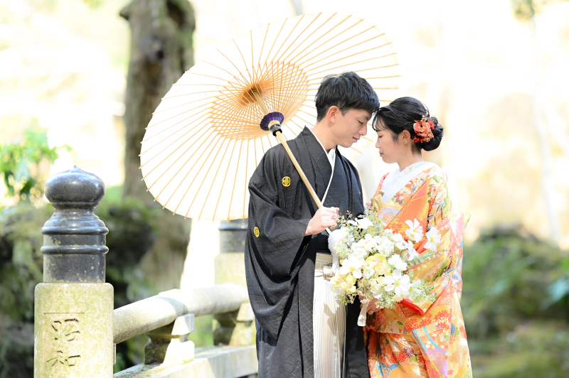 1月撮影｜お得なロケ撮影！和装2着｜成田山公園＋スタジオ・全データ付き・衣裳選び放題！深緑の美しいシーズン！