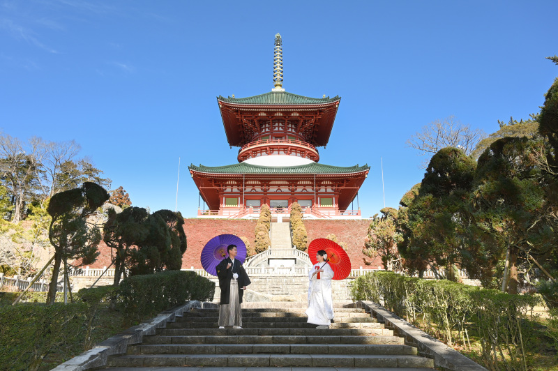1月撮影｜お得なロケ撮影！和装1着｜成田山公園・全データ付き・衣裳選び放題！深緑の美しいシーズン！