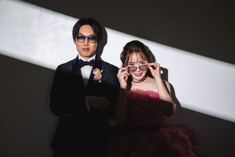 同じスタジオでも全く異なる表情に!