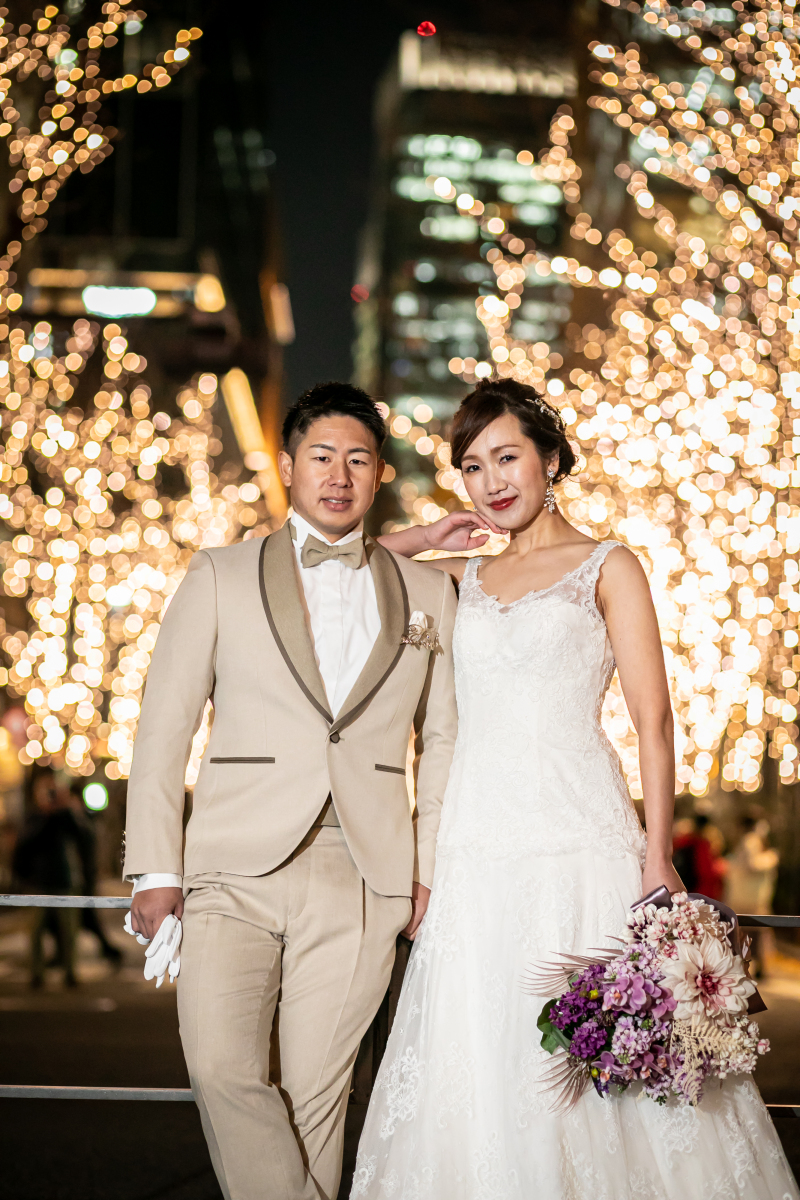 この時期ならではのイルミネーションも