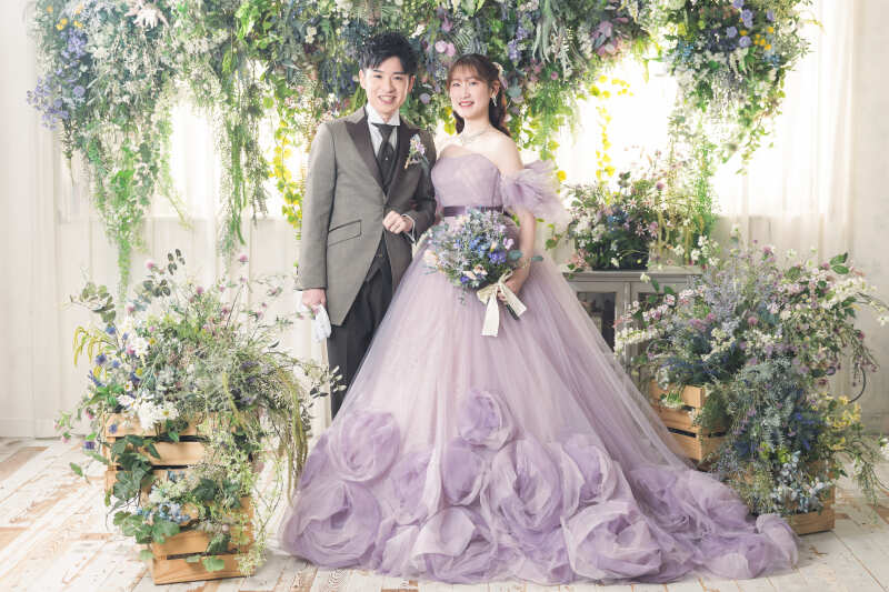 ナチュラルな雰囲気のスタジオでの撮影❁