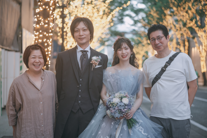 KIYOKO HATA WEDDINGS 青山_家族・友人を撮影に呼べる