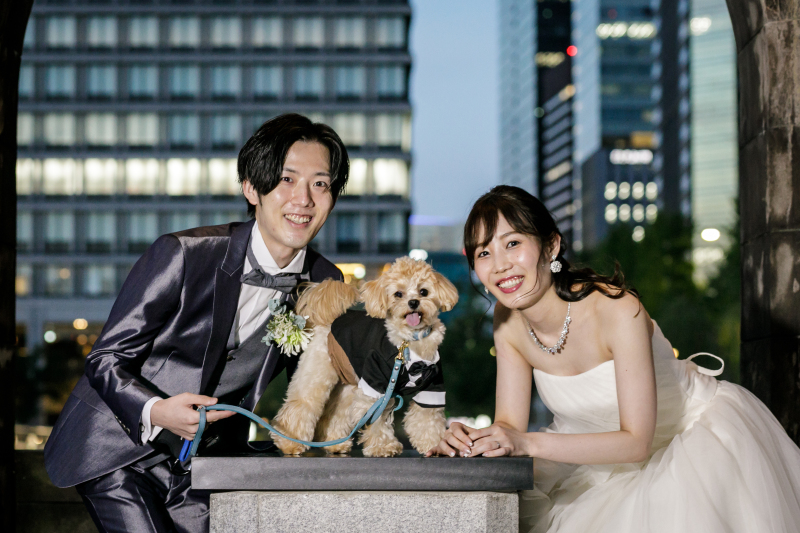 KIYOKO HATA WEDDINGS 青山_ペットと一緒に撮影できる