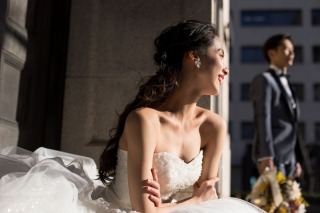 KIYOKO HATA WEDDINGS 青山_洋装ロケーション