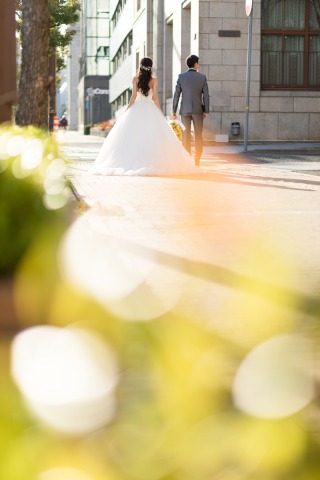 KIYOKO HATA WEDDINGS 青山_洋装ロケーション