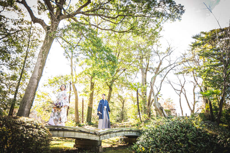 KIYOKO HATA WEDDINGS 青山_庭園で撮影できる