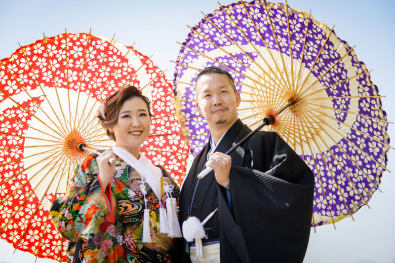 色彩も笑顔も満開に。この一日が、ふたりの未来を鮮やかに彩っていきますように。