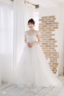 【ナチュラル】#004 オフショルプリンセスライン