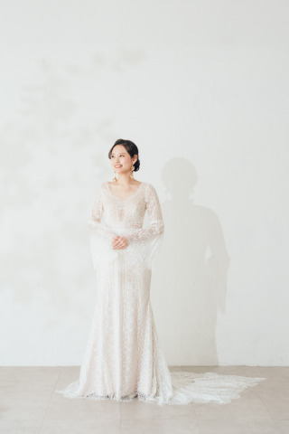 マーメイド（袖ありレース）