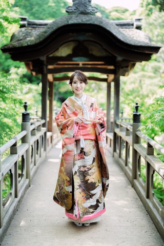 ピンクブラックのグラデーション