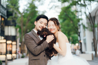 愛犬と丸の内ウェディング