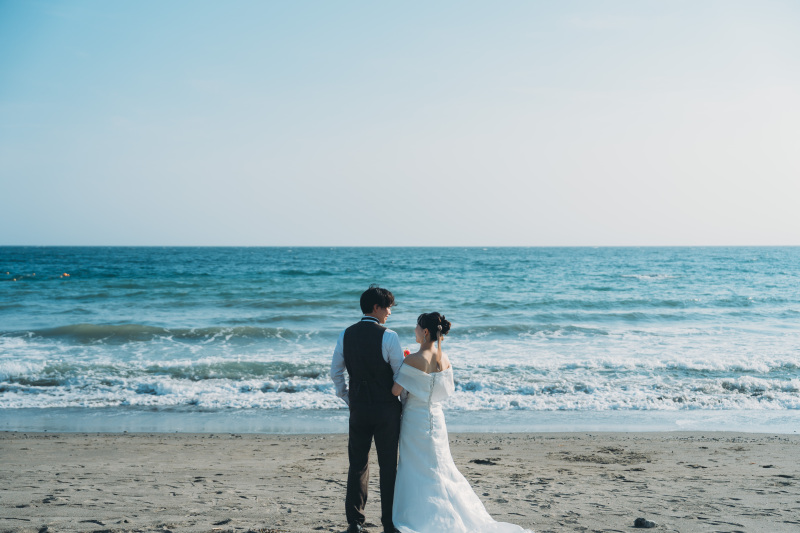 Circles Wedding　Photo＆Movie_海で撮影できる