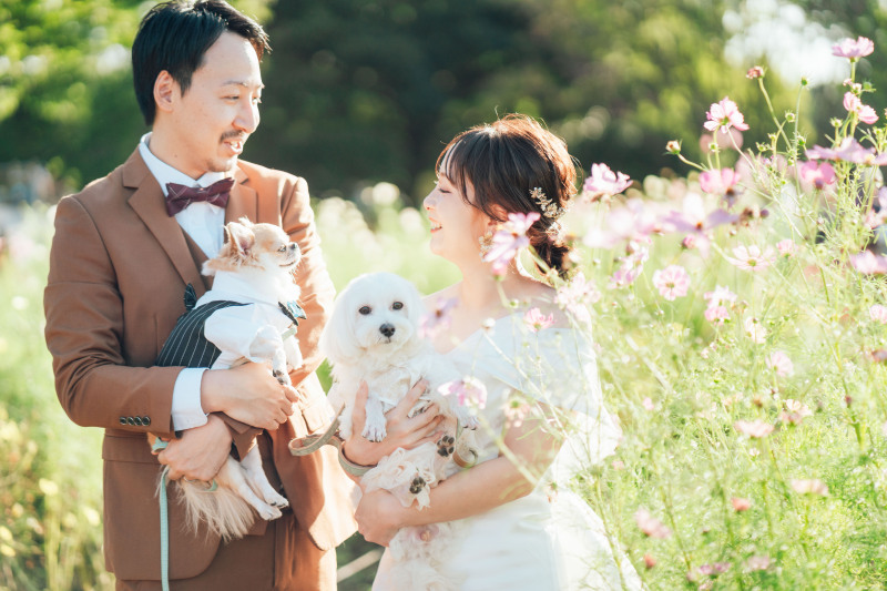 Circles Wedding Photo&Movie_ペットと一緒に撮影できる