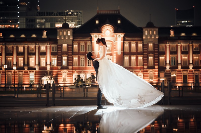 Circles Wedding　Photo＆Movie_夜景で撮影できる