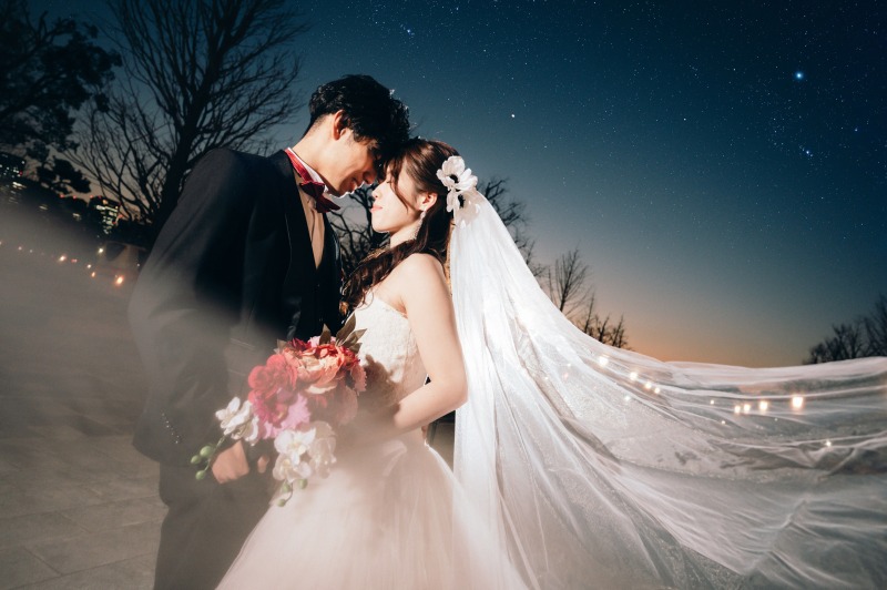 Circles Wedding　Photo＆Movie_夜景で撮影できる