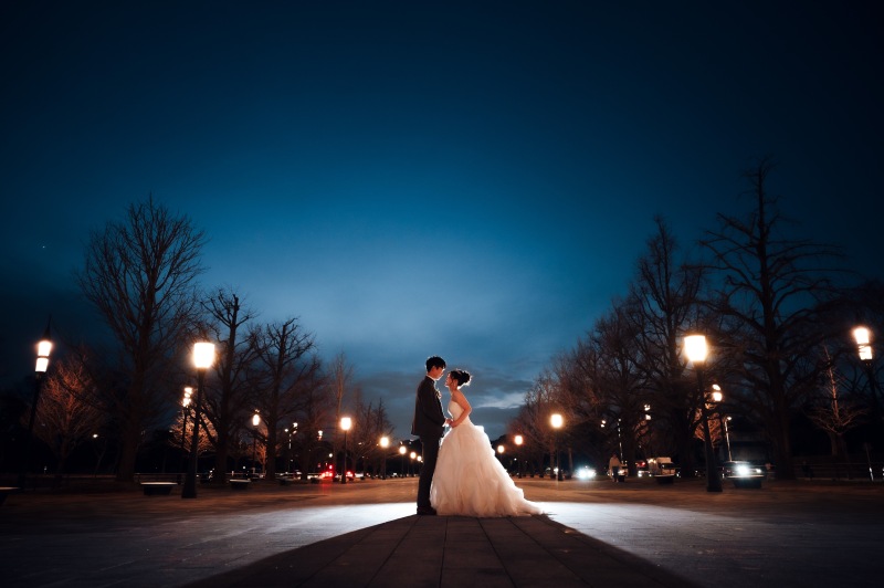 マジックアワーでの幻想的なショット