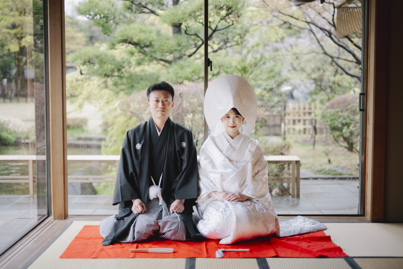 庭園和室での撮影も可能