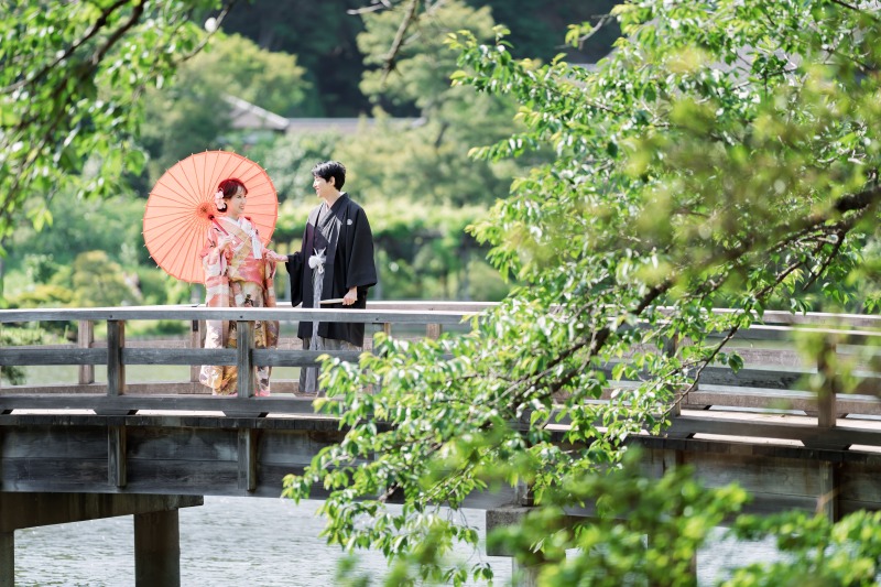 Circles Wedding Photo&Movie_庭園で撮影できる