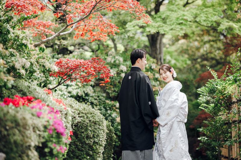 Circles Wedding Photo&Movie_庭園で撮影できる