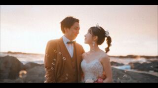 お二人の目指す世界観をヒアリングして映像表現に取り入れ、お二人らしいオンリーワンな映像に仕上げています。ドリーミーな雰囲気がお好きなお二人と世界観を全面に押し出したムービーが出来上がりました。