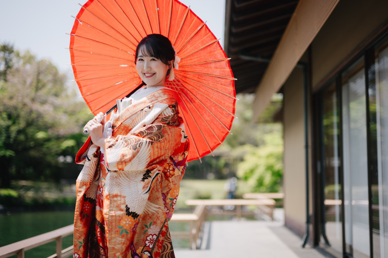 和装はヘアメイクはもちろんお着付けまでお任せください!!